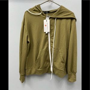 NWT merokeety zip up hoodie size small